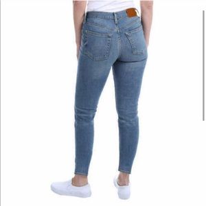 Frye mid rise skinny leg jeans